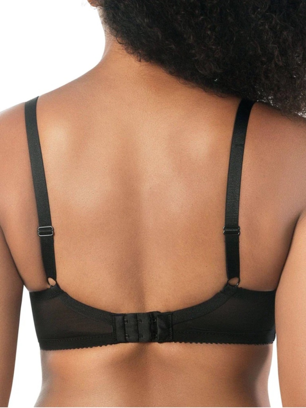 PARFAIT CASEY 2801 WOMEN'S WIRED PADDED PLUNGE SEAMLESS T-SHIRT BRA - BLACK- 32F - Picture 3 of 10